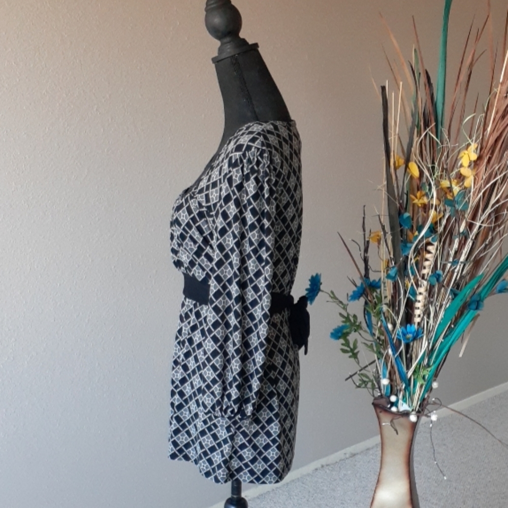 Apt 9 Stretch Square Collar Tunic Top Size Medium - image 2